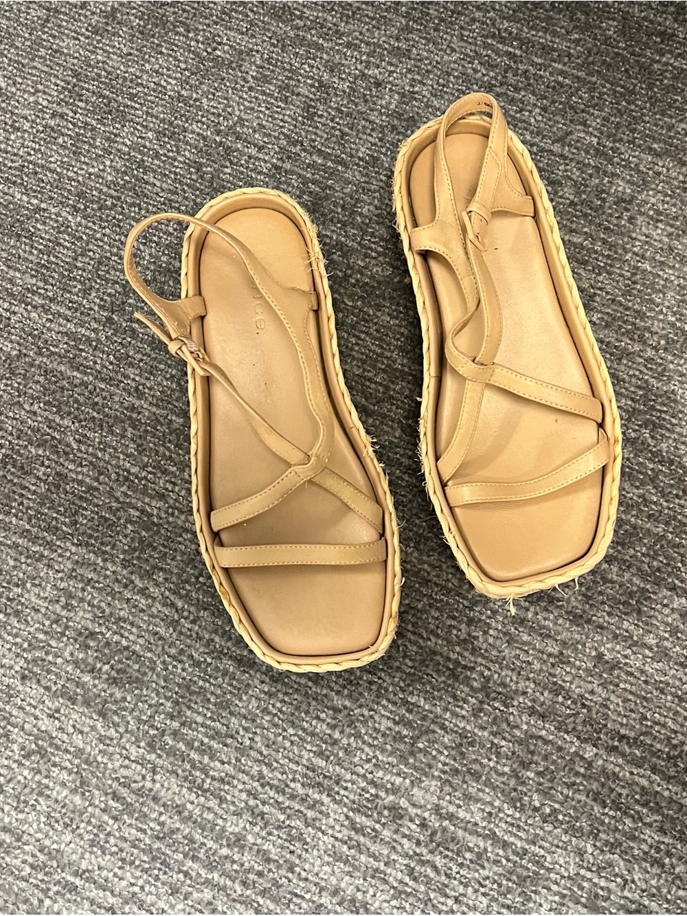 Vince Women’s Tan Strappy Platform Sandals